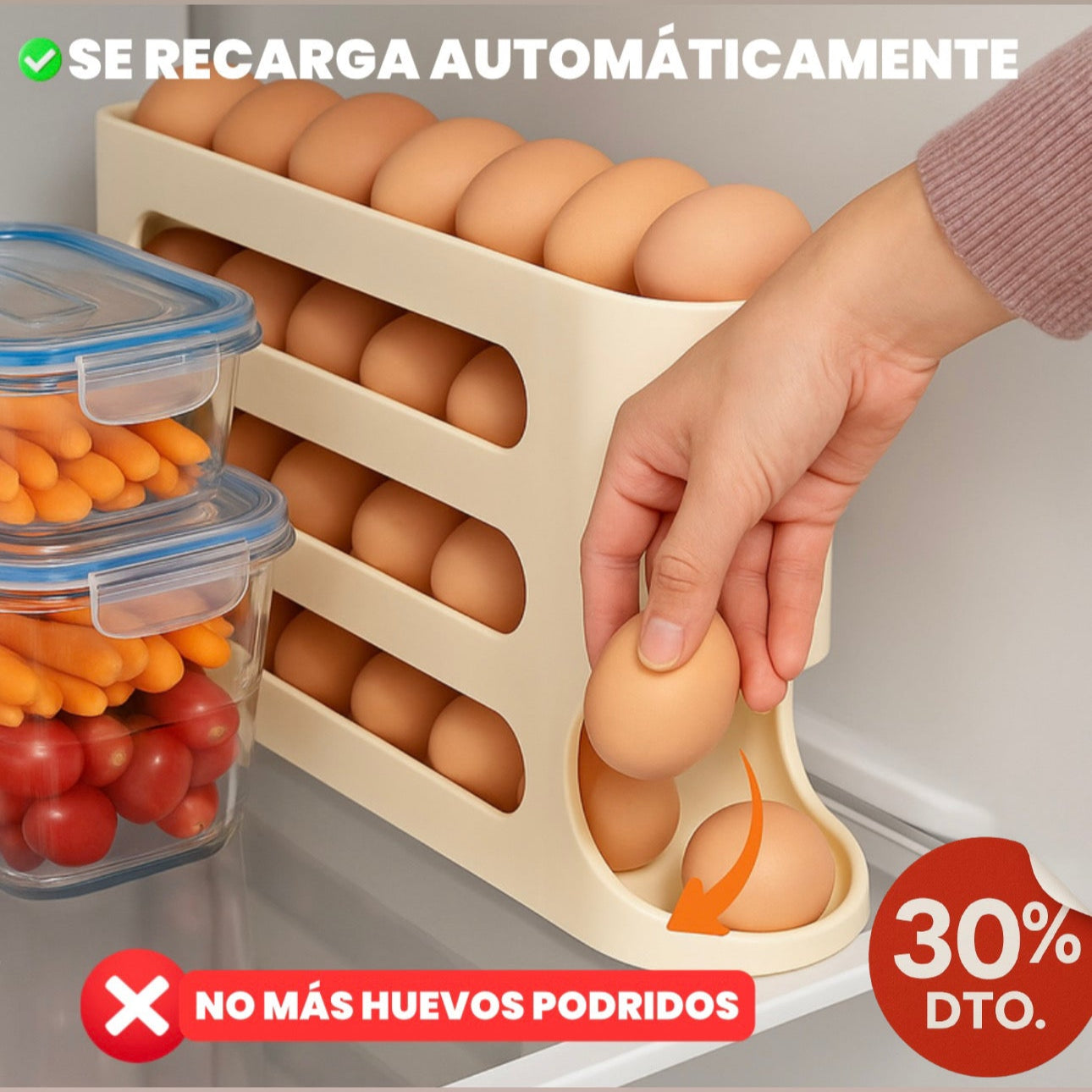 HuevoBox™ Organizador De Huevos