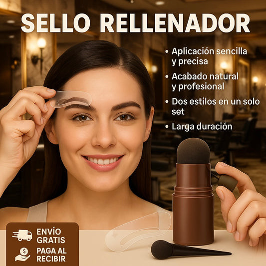 SELLO RELLENADOR 3en1™ CEJAS, CABELLO Y CANAS