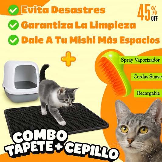 COMBO MISHI CLEAN® tapete+ Cepillo vaporizador